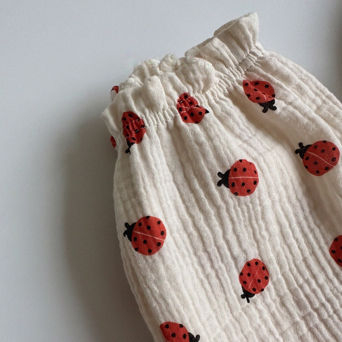 Ladybug muslin pants