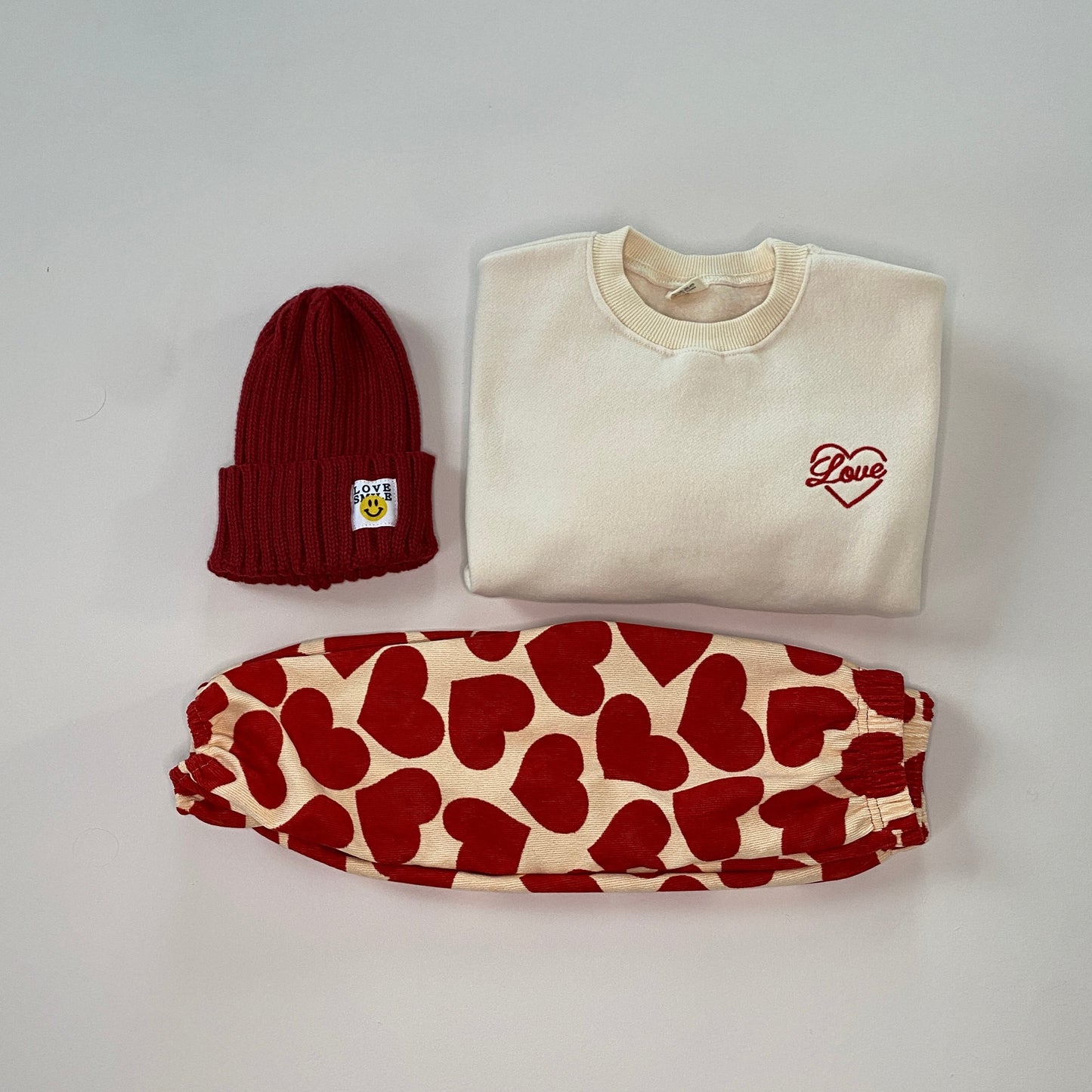 Big heart rib pants