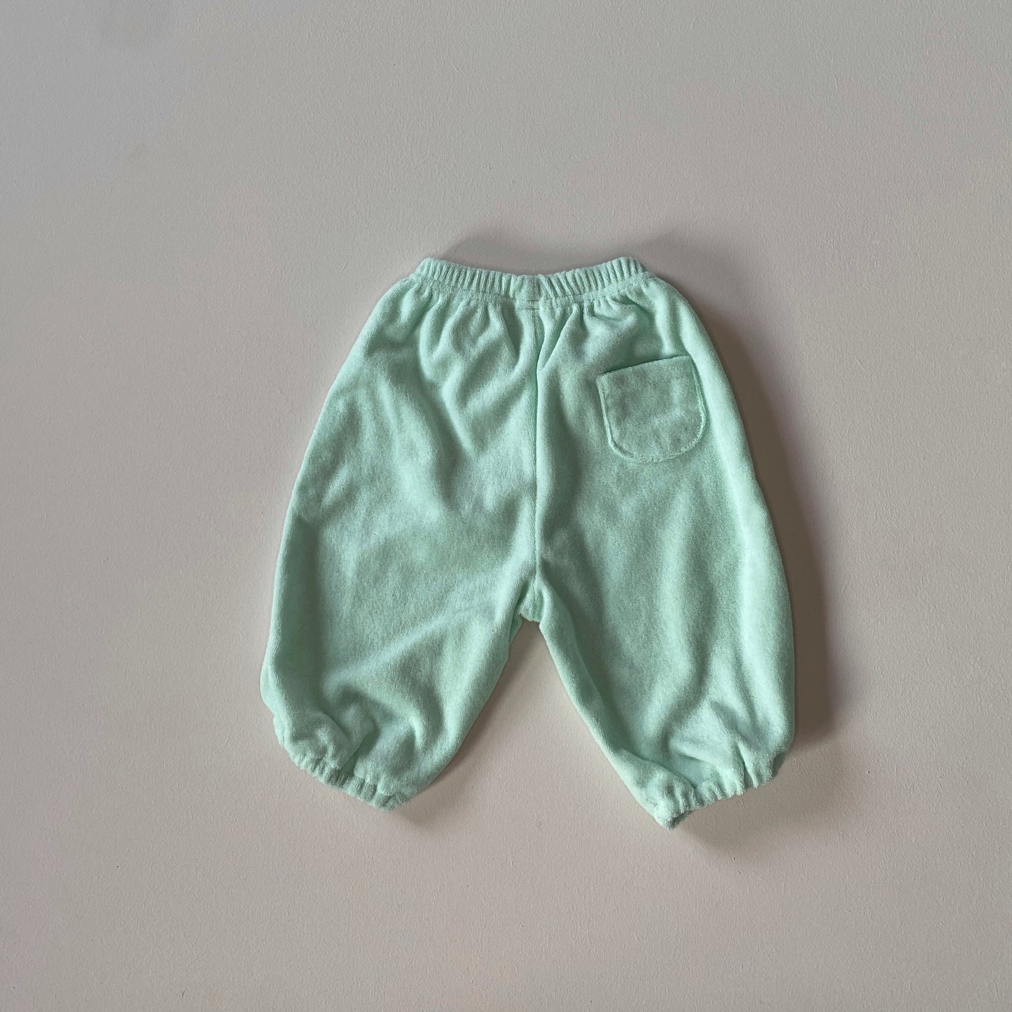 Bebe terry pants - Mint