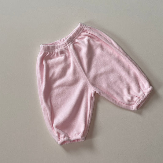 Bebe terry pants - Pink