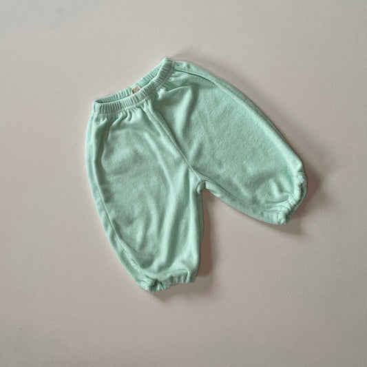 Bebe terry pants - Mint