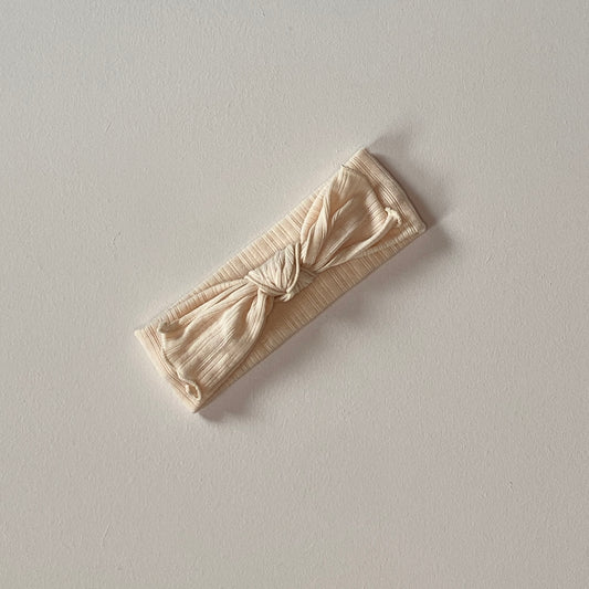Bebe bow hairband - Cream