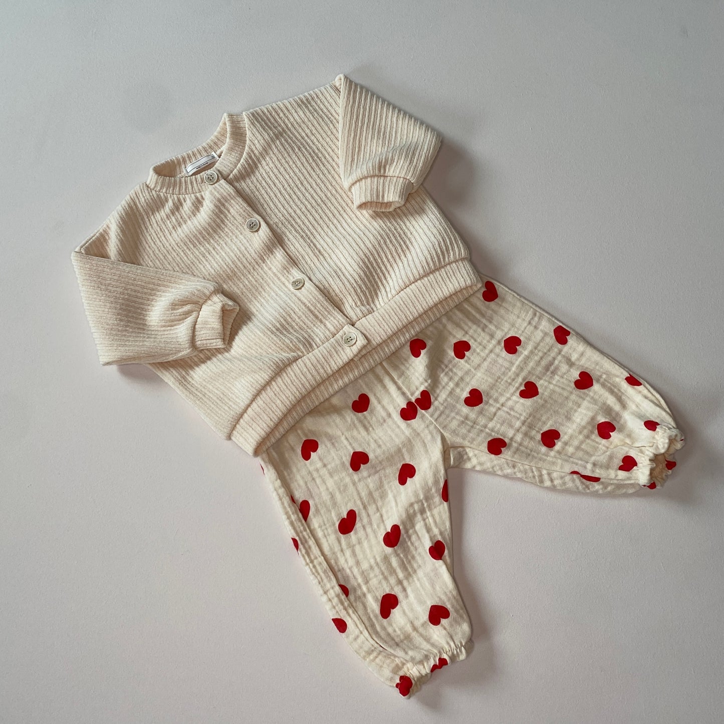 Heart muslin pants