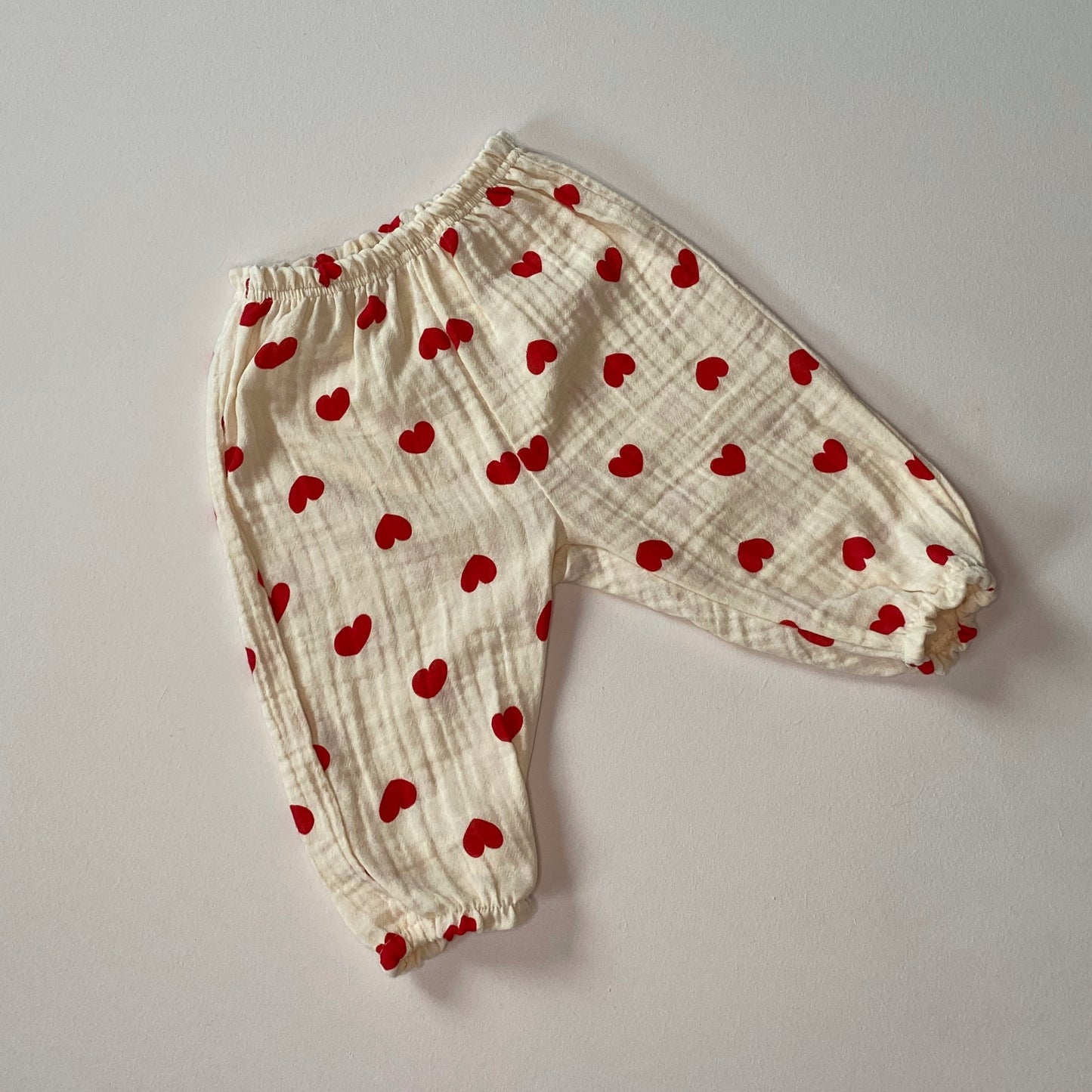 Heart muslin pants