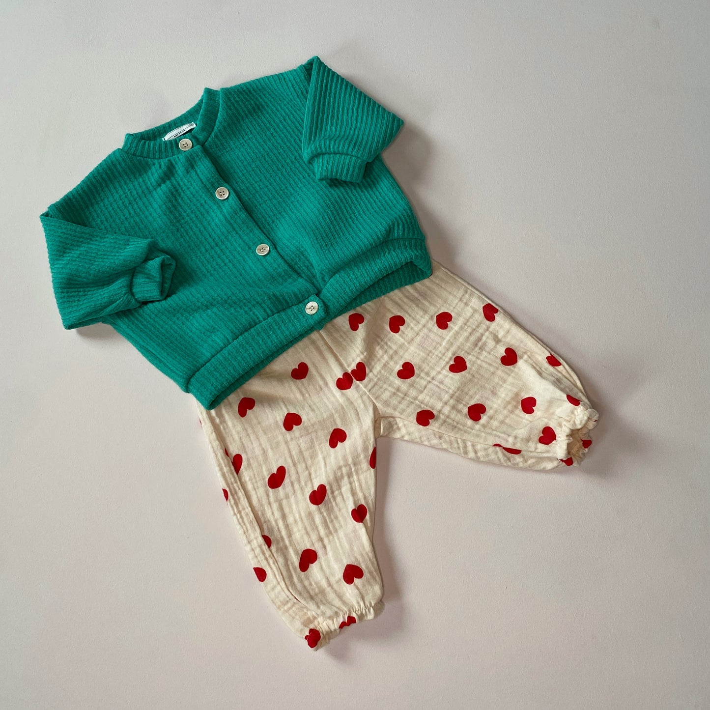 Heart muslin pants