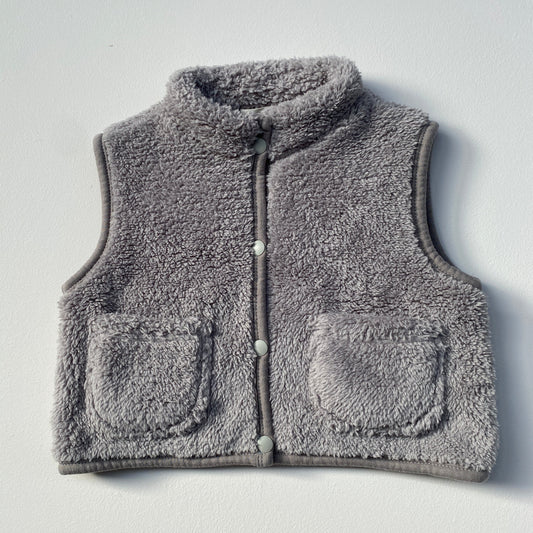 Soft fleece vest - Grey