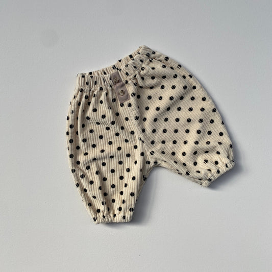 Dotted Rib Pants - Cream