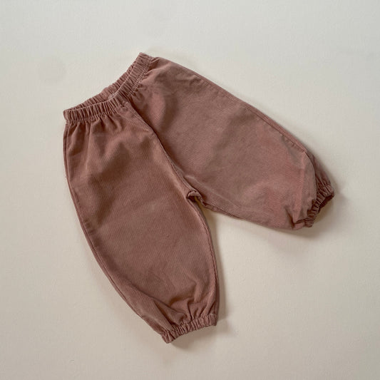Rib Cord pants - Pink