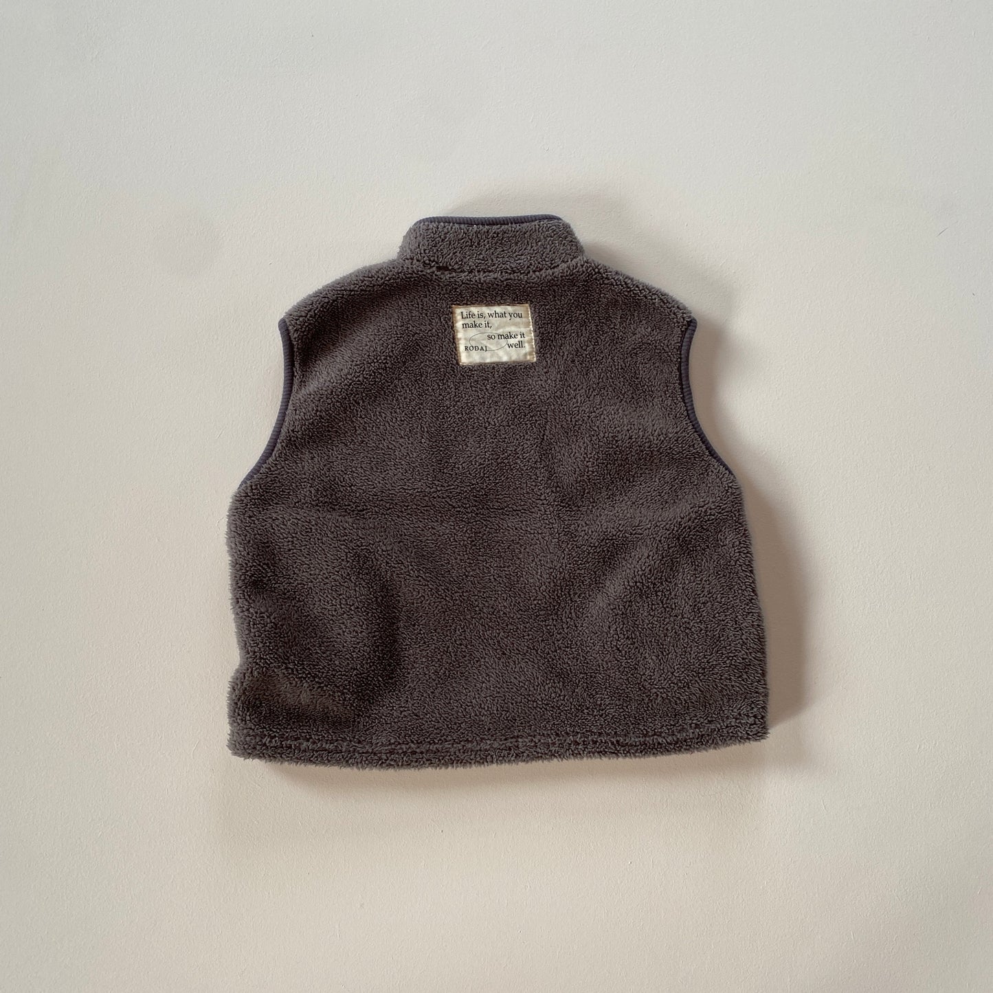 Fleece vest - Charcoal