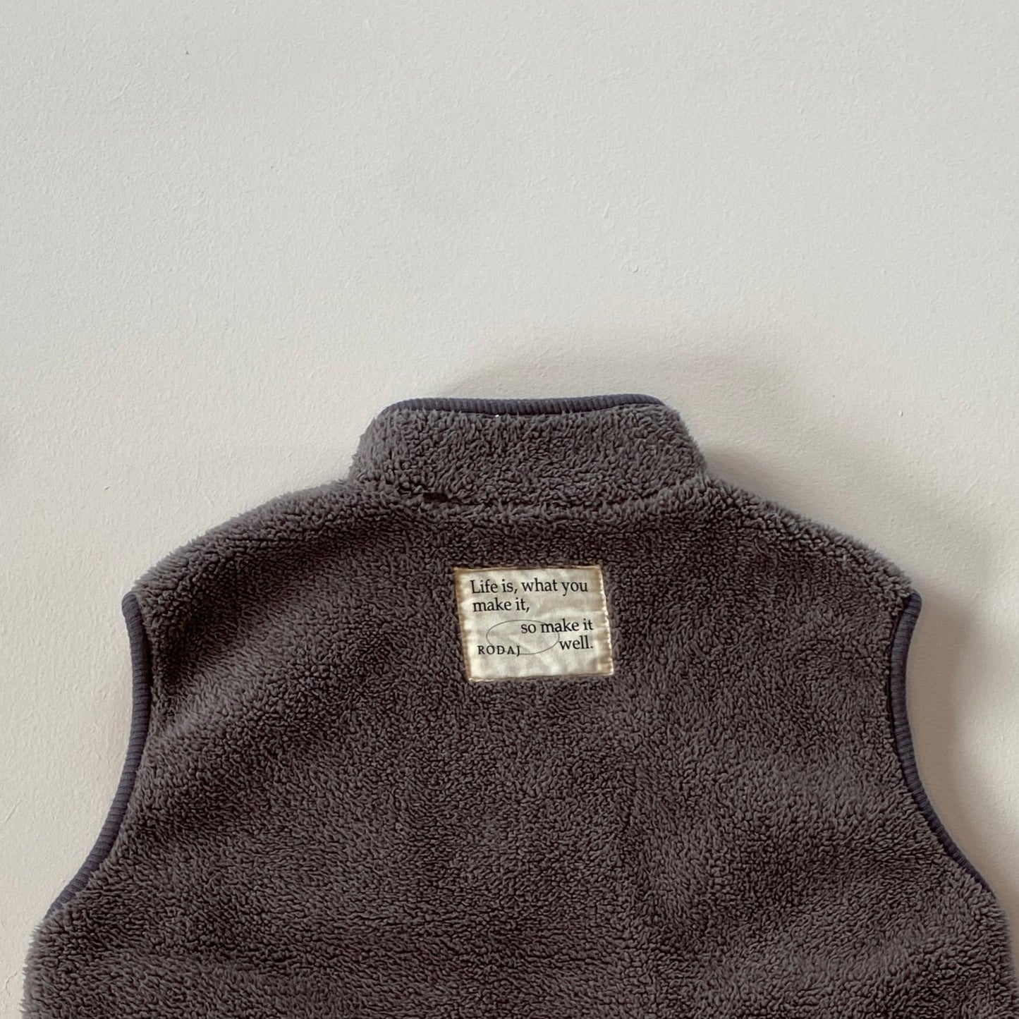 Fleece vest - Charcoal